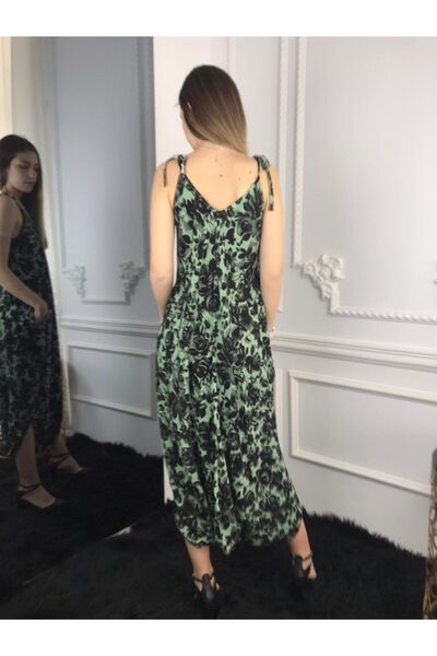 Bohemian Women's Mint Natural Bohemian Jumpsuit with Adjustable Straps