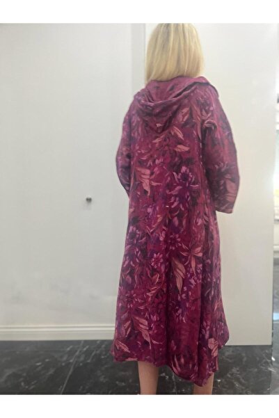 Bohemian Women's Linen Fabric Flowing Long Kimono