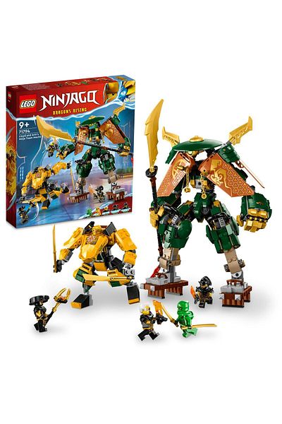LEGO NinjaGO Lloyd and Arin Ninja Robot Team - 71794 Kids Construction Set (764 Pieces)