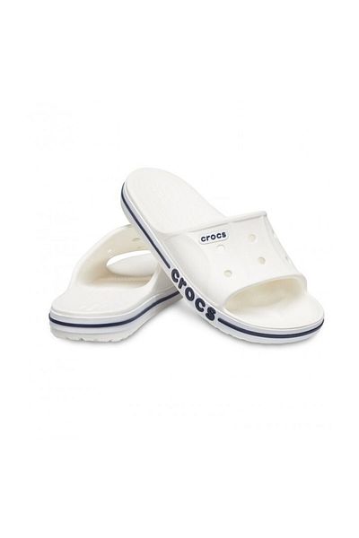 Crocs شبشب Bayaband Slide للرجال باللون الأبيض
