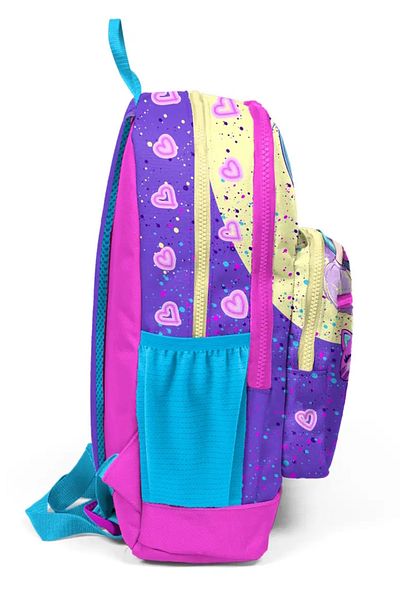 ELATAE Anime Patterned Lilac/Pink School Backpack 23735