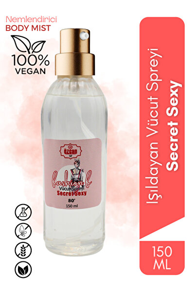 Özcan Kolonya Kozmetik Secret Sexy Kadın Saç Ve Vücut Spreyi Nemlendirici Kal...