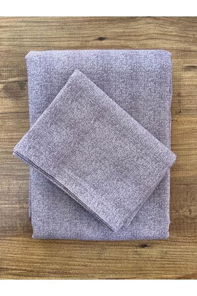 Çeyiz Bahçesi Brush Patterned Apple Juice Single Sheet Set