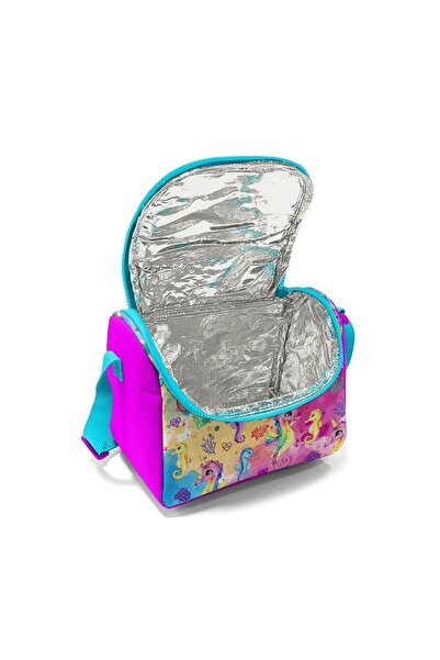 Coral High 3-Piece Seahorse Pink Bag Set - School Colorful, SET0114412