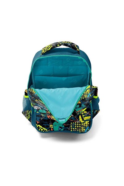 Coral High Patterned Nefti Black 3-Piece School Bag Set - SET0114417