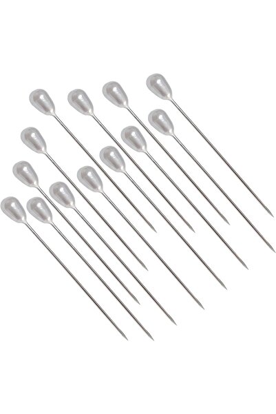 EleganTShoP Uzun Toplu Iğne Motif Başlı 50 Adet 1dksg04