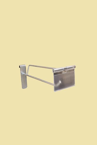Manken İstanbul 15 Cm - 100 Pieces Galvanized Labeled Wire Board Hook Shelf Hanger