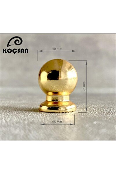 KOÇSAN Mâner cu buton din aur Misket Mobilier de bucătărie de lux pentru dulap Mâner sertar