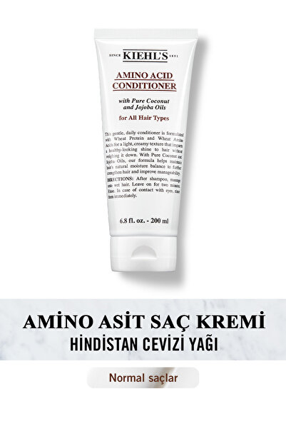 Kiehl's Amino Acid Normal Saçlar İçin Hindistan Cevizi Yağı İçeren Saç Kremi ...