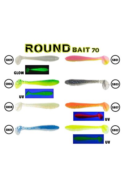 Fujin Round Bait 100 Mm 3 Adet Silikon Yem