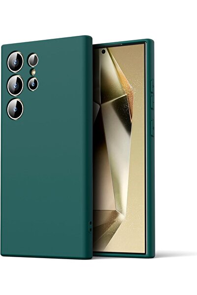 Rivor Samsung Galaxy S22 Ultra Kapak Kamera Çıkıntılı Içi Kadife Lansman Yumu...
