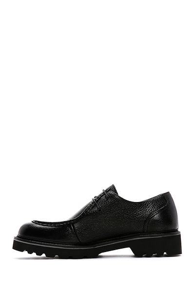Derimod Black Leather Men's Casual Shoes