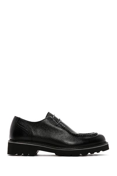 Derimod Black Leather Men's Casual Shoes