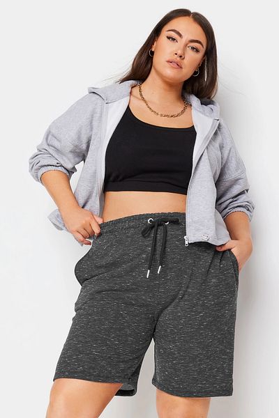 Stil Diva Comfortable Fit Large Size Shorts - Pockets and Drawstring Waist303202