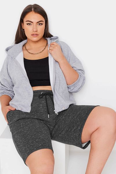 Stil Diva Comfortable Fit Large Size Shorts - Pockets and Drawstring Waist303202