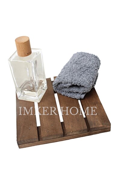 IMKER HOME Masif Doğal Ahşap Nihale Sofra Tencere Çaydanlık Altlığı