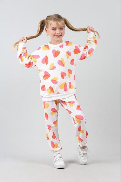 My Kids Wear مجموعة بنات منقوشة ملونة مطبوعة