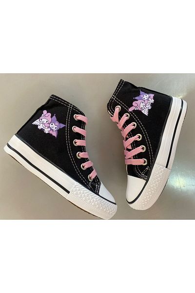 STARYOU STORE PANTOFI SPORT CUROMİ&MY MELODY IMPRIMAȚI NEGRI LUNG DE IN