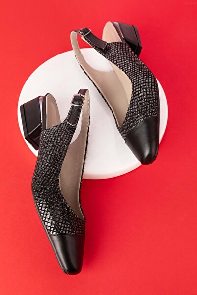 Gondol Hakiki Deri Kısa Topuklu Ayakkabı Vdt.09