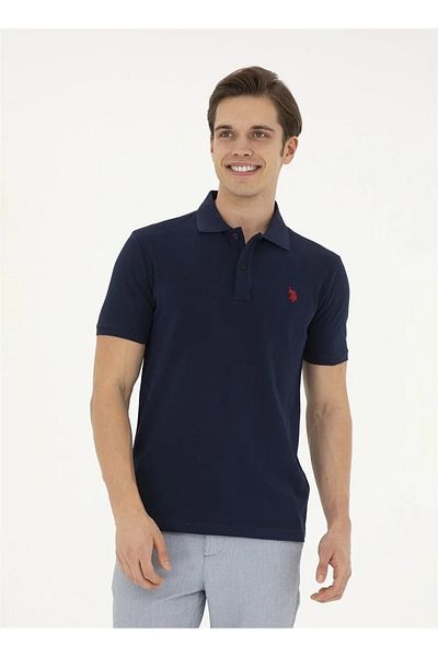 U.S. Polo Assn. U.S. Polo Assn.Navy Men's Slim Fit T-Shirt GTP04IY024 DMLS