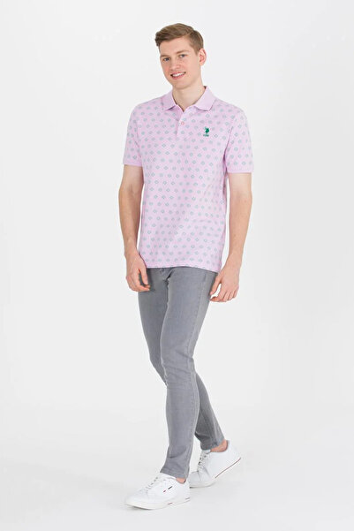 U.S. Polo Assn. Κρεμ ανδρικό μπλουζάκι