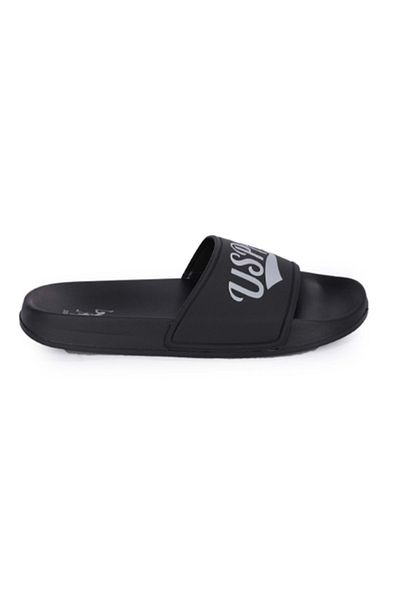 U.S. Polo Assn. ΒΑΣΗ. Polo ASSN 4FX Luvy - Ανδρικές μαύρες παντόφλες 45 - ST07474