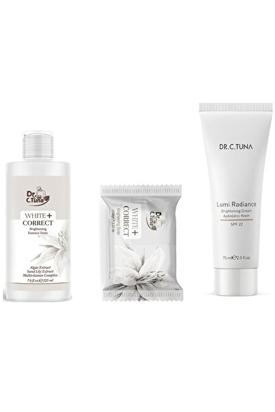 Farmasi Dr.c.tuna Whıte Correct Cilt Aydınlatıcı Tonik +aydınlatıcı Sabun +cilt Aydınlatıcı Krem