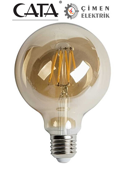 Cata 5 Adet Ct 4286 9w G95 Glop Rustik Led 2700k Amber