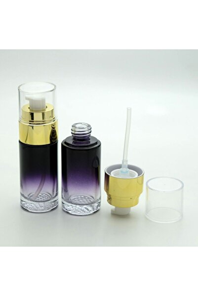 D&B YOL Losyon Krem Şişesi 40 ml (2 ADET) (TEKRAR DOLDURULABİLİR) Siyah Sarı ...