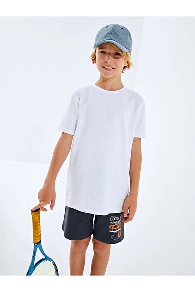 LC Waikiki Boy's Shorts - LCW Kids, Elastic Waist and Printed
