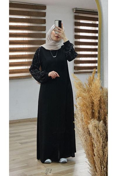 Tebrikler tekstil new season women's summer ferace sleeves raglan and embroidered model m2009