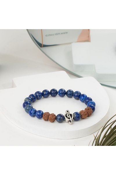 Mitr Natural Lapis Lazuli Stone Bracelet