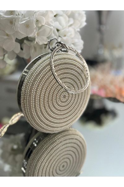 Blacktavern Curea rotundă pentru brățară și geantă de seară diferită și elegantă