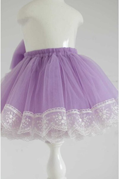 punicha Fusta tutu pentru fete de culoare liliac