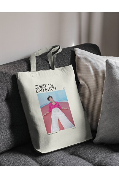 redame HarryStylesSpiritualBadBitchUnisexTote Bag