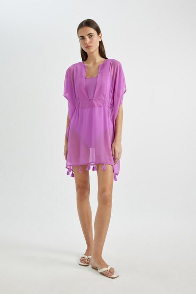 DeFacto Z9958AZ24SM Modell Chiffon-Kimono - Verliebe dich