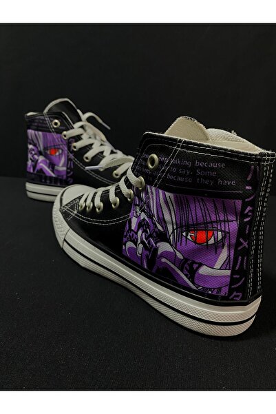 TREND Keten Kumaş Anime Hunter X Hunter : Kurapika Uzun Kanvas Ayakkabı Erkek Sneaker
