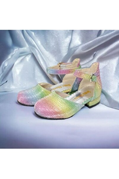 PATİK BEBE Stylish Evening Dress Shoes with Mini Heels for Girls - Size 23-25