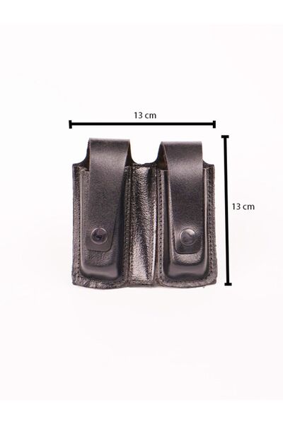 Ertay Deri Çift Şarjör Kılıfı Hakiki Deri
