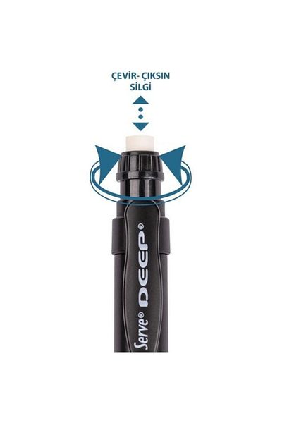 Serve Deep 0.7 Mm Metallic Black Versatil Pen - Mechanical Lead