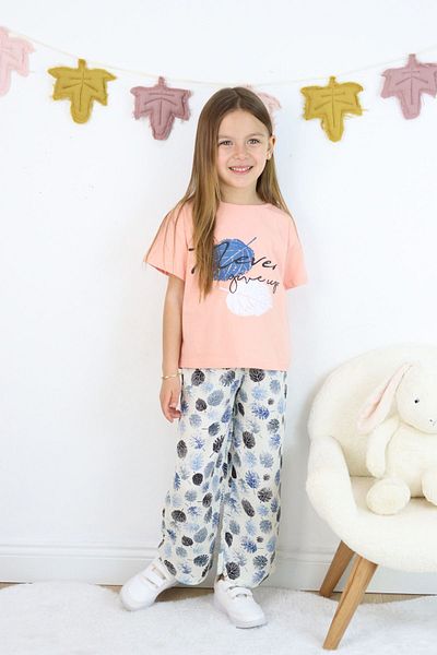 Harika KIDS Girl's Comfortable Bottom-Top Suit Set