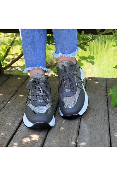 Mc vay Shoes Gri închis Toger Stone Sport elegant pentru femei