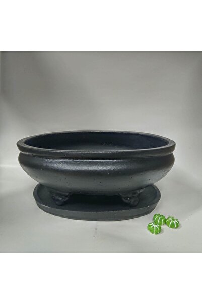 Bonsai Saksı 27 Cm Tabaklı