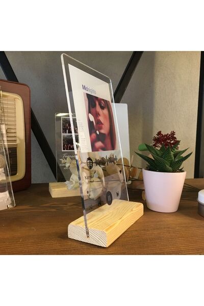 Bebek Çikolatası Sevgiliye Özel Spotify Pleksi Plak Barkodlu Kişiye Özel Hedi...