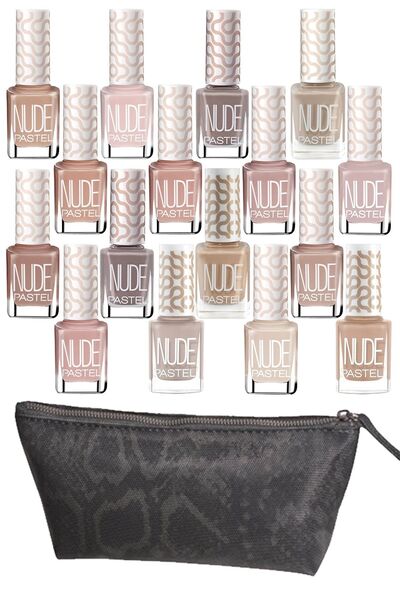 Pastel Nude Oje Full-set (16adet)