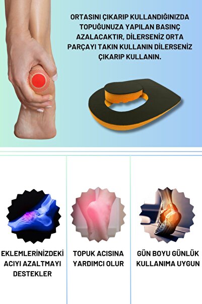 Lord Mountain Heel Relief Deri Topuk Dikeni Tabanlık,Topuk Yumuşatıcı İç Taban,Gizli Topuk Dikeni Tabanlık,Haki