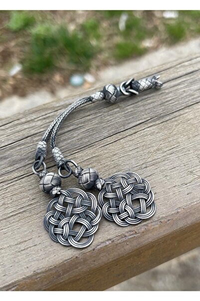 KAZZAZE Love Knot Argint Kazaziye Double Silver Rozariu ciucuri