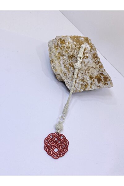 KAZZAZE Κόκκινο Love Knot Ασημένια φούντα