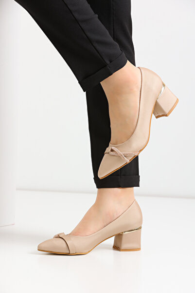 en7 Жіночі туфлі на підборах з замшею та камінцями, модель 2006 року