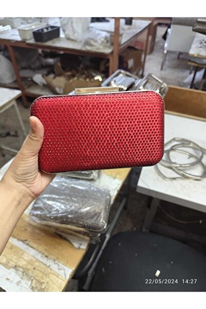 lowell bag Κομψό βραδινό φόρεμα Lowell Red - Βραδινή και τσάντα ειδικών περισ...
